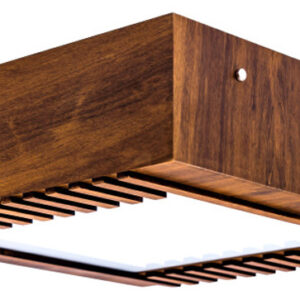 Slatted Square Ceiling Flush Light