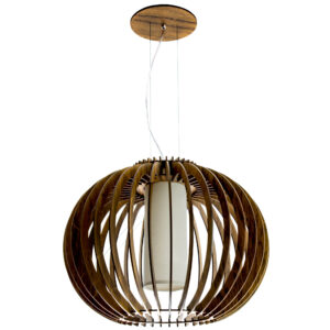 Stecche Di Legno Round Pendant