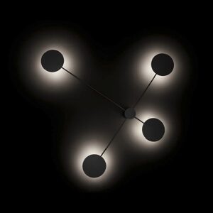 Round Control 4 Black LED Wall / Flushmount