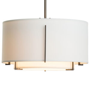Exos Round Double Shade Pendant
