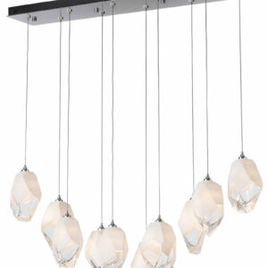 Chrysalis Large Shades Linear Multi Light Pendant