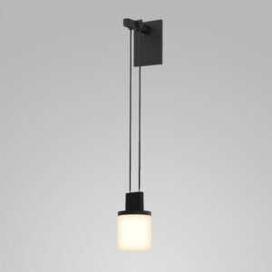 Suspenders Single Wall Sconce with Drum Luminaire