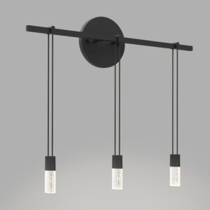 Suspenders Bar Wall Light with Crystal Chiclets