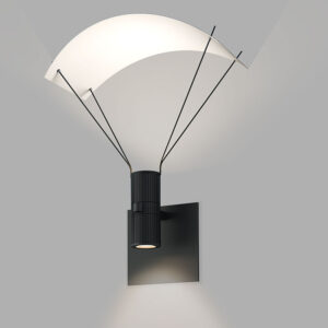 Suspenders Wall Light with Parachute Luminaire