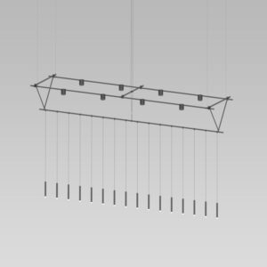 Suspenders Truss Pendant w/ Pendants and Direct Cylinders