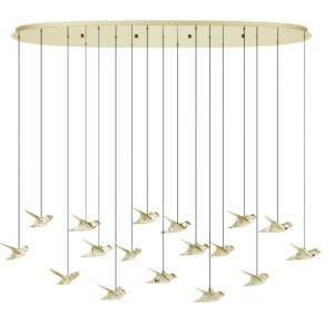 17L 3CCT LED Pendant Light / Luminaire suspendu DEL 3CCT 17L