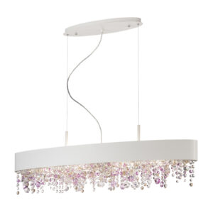 Romanelli, 6Lt Chand, Lg, Oval, White