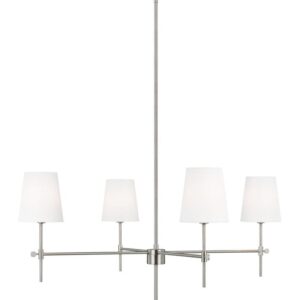 Baker Four Light Large Chandelier