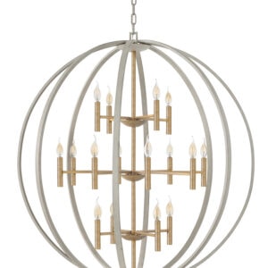 Double XL Three Tier Orb Chandelier