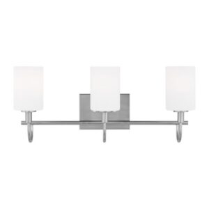Oak Moore Three Light Wall / Bath