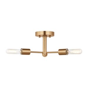 Axis Three Light Semi-Flush Mount