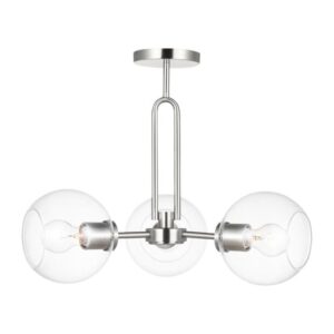 Codyn Three Light Semi-Flush Convertible Pendant