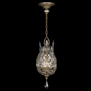Crystal Laurel 11"W Round Pendant