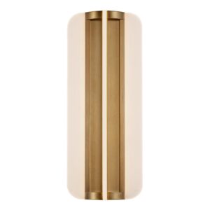 Anders 17-in Vintage Brass LED Wall/Vanity