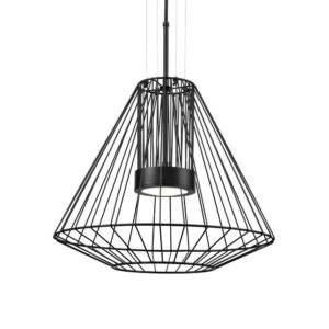 Arctic 20-in Black LED Exterior Pendant