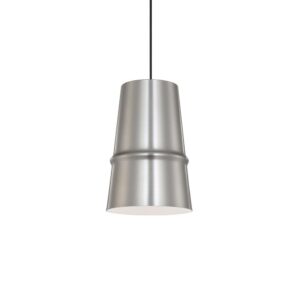 Castor 8-in Brushed Nickel 1 Light Pendant