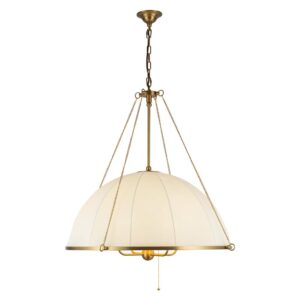 Crosby 33-in Brushed Gold Socket Chandelier