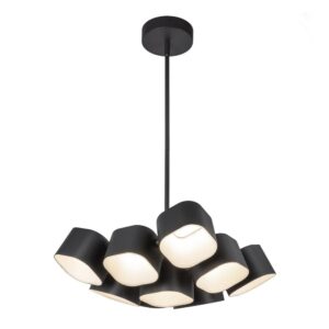 Arena 18-in Black LED Chandelier