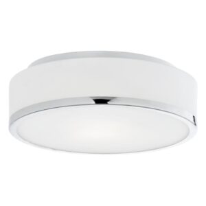Charlie 12-in Chrome LED Flush Mount