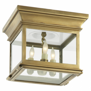 Club Small Square Flush Mount