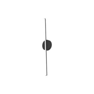 Chute 35-in Black LED Wall Sconce