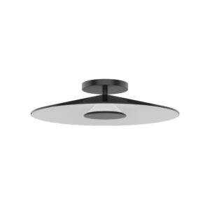 Cruz 15-in Metal - Black/White LED Wall Sconce