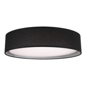 Dalton 20-in Black LED Flush Mount