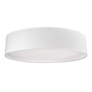 Dalton 20-in White LED Flush Mount