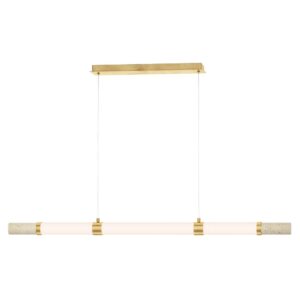 Travertine-Linear Pendant