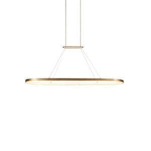 Eerie 47-in Antique Brass LED Pendant