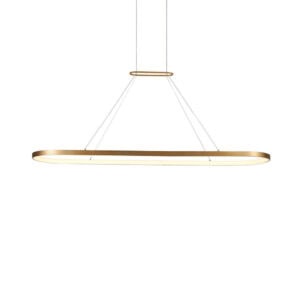 Eerie 59-in Antique Brass LED Pendant