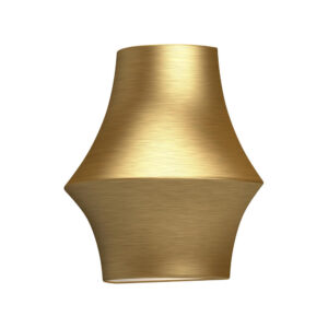 Emiko 10-in Brushed Gold 1 Light Wall/Vanity