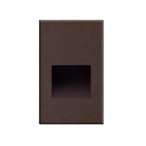 Sonic 5-in Espresso LED Exterior Wall/Step Light