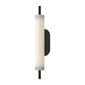 Estes 24-in Black LED Exterior Wall Sconce