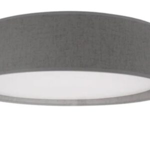 Dalton 16-in Gray LED Flush Mount