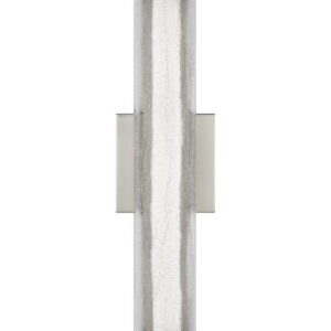 Cutler 18" Crackle Glass LED Sconce