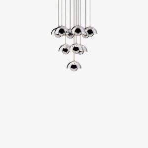 Flowerpot Chandelier VP10 10 pendants Ø53 cm