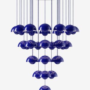 Flowerpot Chandelier VP1 10 pendants Ø77 cm