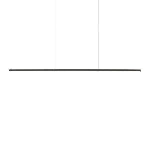 Chute 47-in Black LED Linear Pendant