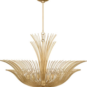 ONLINE EXCLUSIVE-DORELLE 36 6L CHANDELIER GD