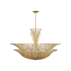 ONLINE EXCLUSIVE-DORELLE 42 8L CHANDELIER GD