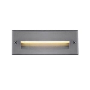 Newport 10-in Gray LED Exterior Wall/Step Lights