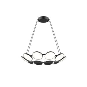Novel 25-in Black LED Chandeliers
