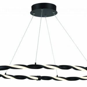 Convolution 36.75" LED Pendant in Coal Finish