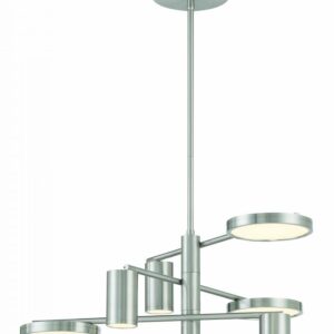 Swivel - 6 Light LED Chandelier