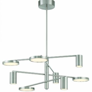 Swivel - 8 Light LED Chandelier