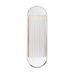 Palais 16-in Polished Nickel LED Wall/Vanity