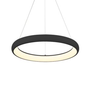 Cortana 24-in Black LED Pendant
