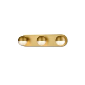 Pluto 21-in Brushed Gold LED Vanity