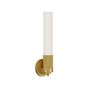 Rue 5-in Brushed Gold 1 Light Wall/Vanity